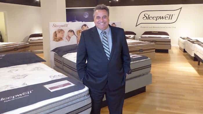 Paul Kahl poses in AW Industries High Point showroom