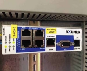 Baumer B-CON VPN system for mattress manufacturing machinery