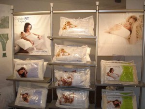 PureLatexBLISS pillow display PureLatexBLISS pillow display