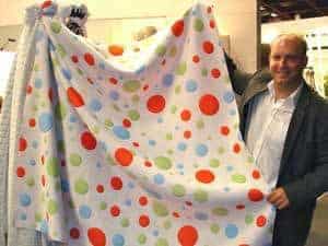 Sunds Textile with colorful dots