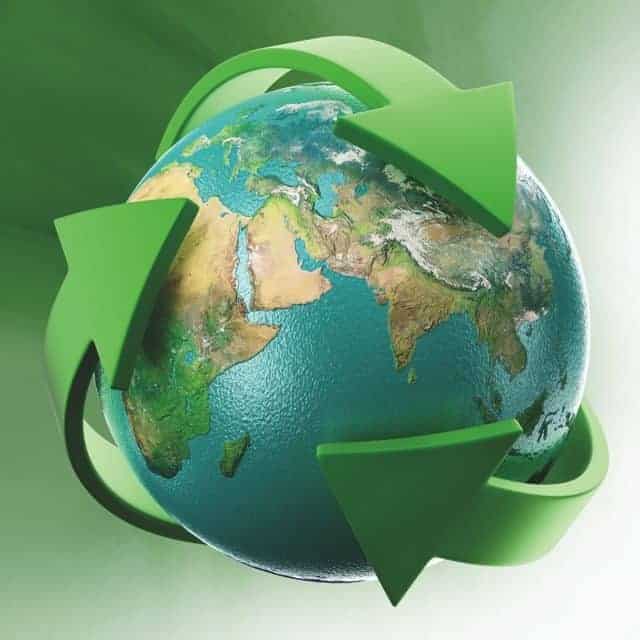 recycling globe logo