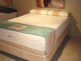 Cool Gel memory foam mattresses with layers of gel-infused foam and ventilated foams