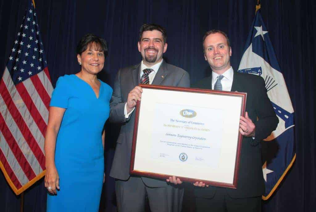 Simmons Engineering earns President's "E" Award
