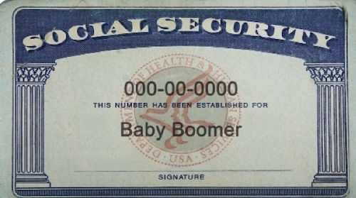 baby boomer social security card