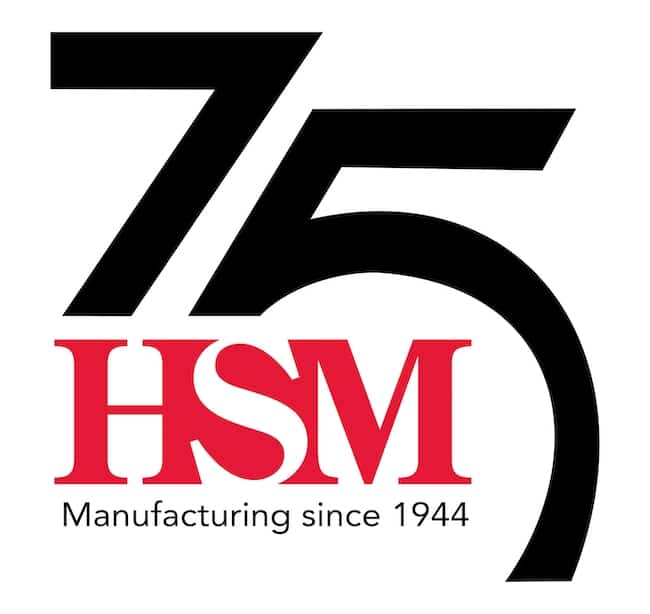 HSM 75th anniversary logo