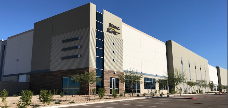 Completed in 2018, King Koil’s Avondale, Arizona, manufacturing plant also will house its U.S. headquarters. 