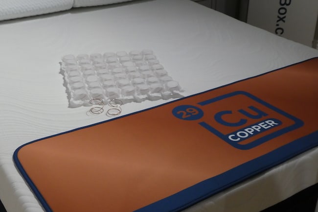 NCFI The Cure mattress uses copper 