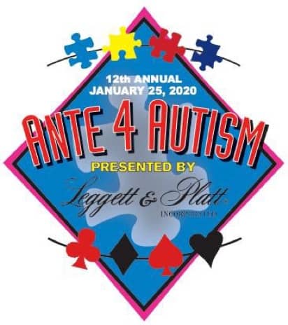 2020 Ante4Autism Poker Tournament logo