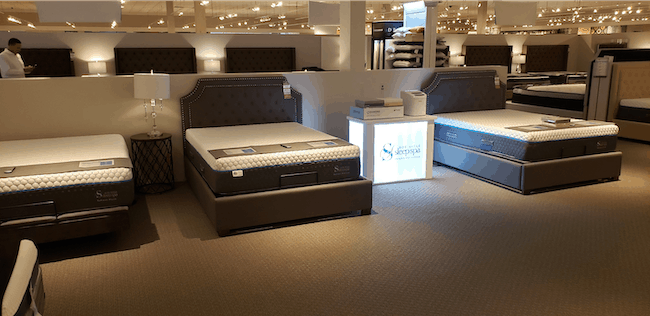 The new Diamond Mattress series at Bob Mills Furniture offers three mattress models with five-bed options.  