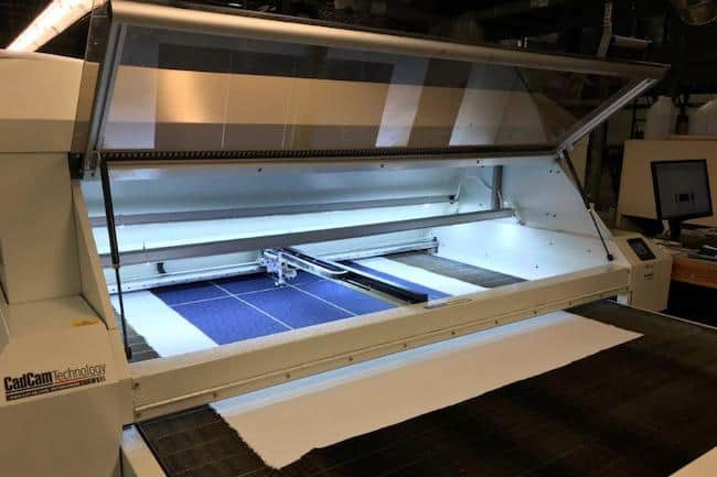 This laser-cutting machine is among Colonial’s recent investments. Colonial has been developing creative point-of-purchase displays for the bedding industry since 1995.