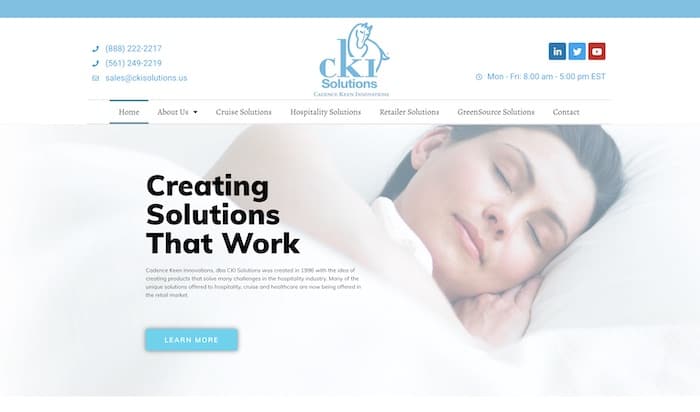 cki new website homepage