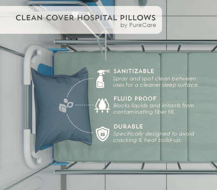 PureCare Clean Cover Hospital Pillow