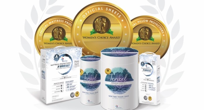 PureCare sheets highly recommended by Womens Choice Award