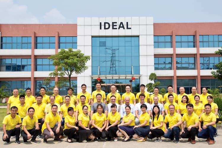 
Ideal Fastener’s Asia team gathered outside the company’s facility in Dongguan, China. 