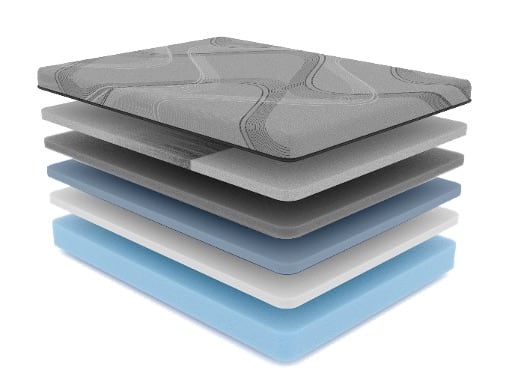 Diamond Mattress Onyx Ice mattress has foam layers
