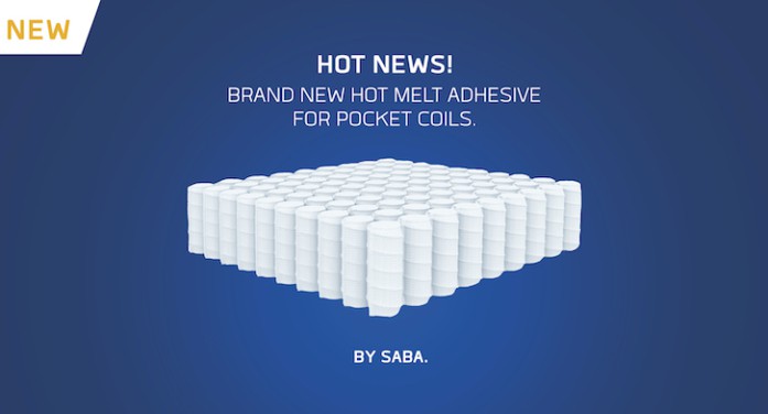 Saba hot melt adhesive is for gluing pocket springs