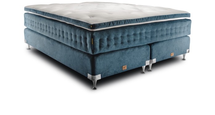 the blue model from the Ocean Beds by Mattsons mattress collection uses recycled ocean polyester fiber in the ticking