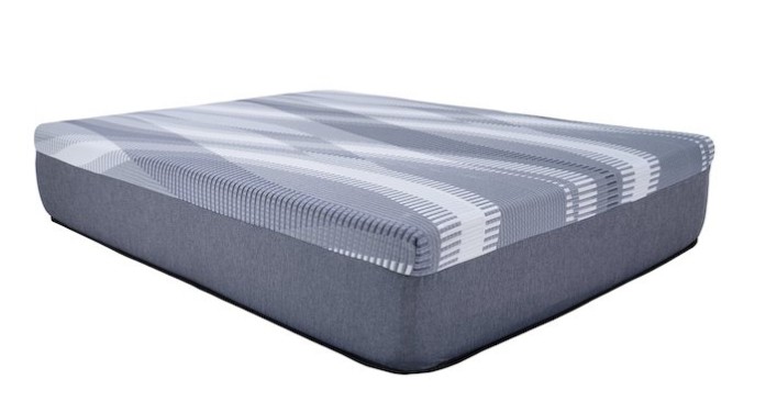 This hybrid Evolution bed with a waterfall stretch-knit panel and hybrid construction sits at the top of the latest Pleasant Mattress value-priced Spring Air collection