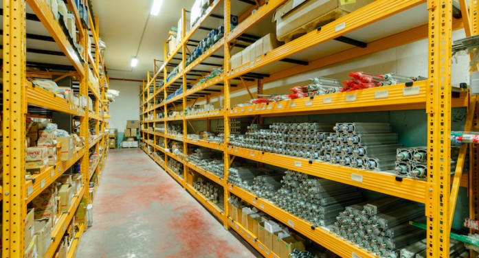 Elektroteks maintains a deep stock of machine parts to support its 
customers.