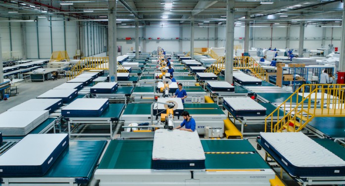 Elektroteks’ mattress production lines are in operation at the Yataş Bedding facility in eastern Turkey.
