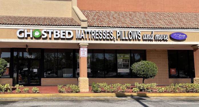 GhostBed operates a retail store at its headquarters in Plantation, Florida.