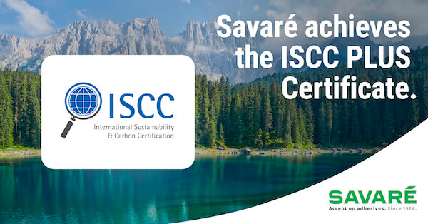 Savaré Earns ISCC PLUS Certificate