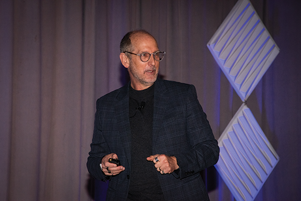 David Kepron, author and former vice president of global design strategies for Marriott International, discussed how to remain relevant in a digital marketplace. “Brand experience has shifted to a focus on the self — reconnecting to our lives with meaning and purpose,” he said.