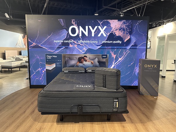 The company featured its affordable luxury line Onyx and previewed an expansion of the ChiroPro collection.