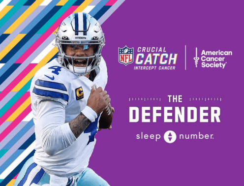 Sleep Number teams with NFL Crucial Catch.
