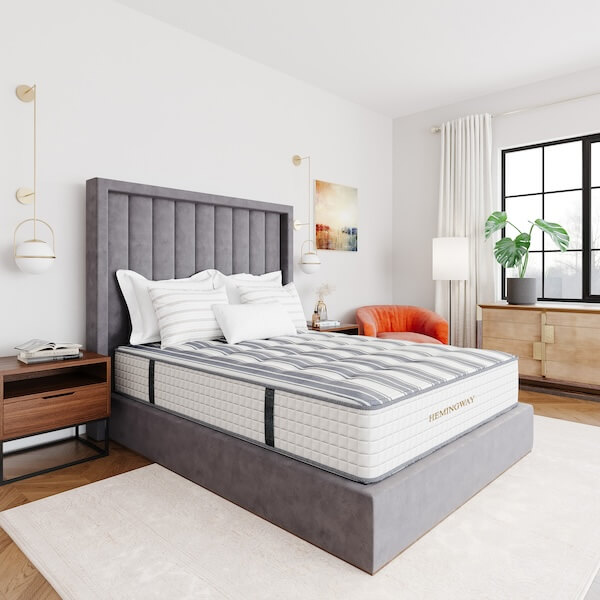 BIA Shows at BDNY for first time featuring Hemingway Classic for Hospitality, Eclipse Executive Suites Euro Pillow-Top and the Saatva Hotel Collection.