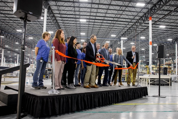Serta Simmons new state-of-the-art 500,000 square foot manufacturing plant in Wisconsin.