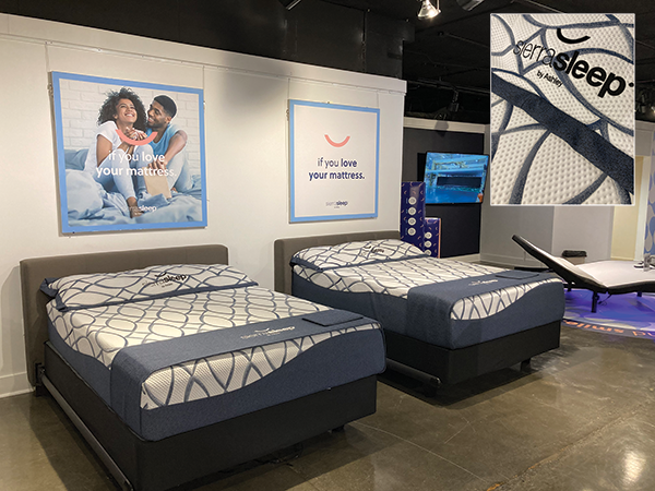 Ashley Furniture introduced a mattress protector and pillows to its bedding program.