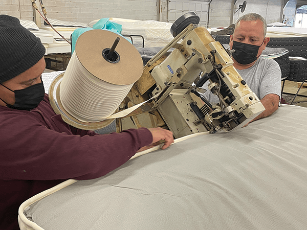 Spring Air maintains product consistency by hosting twice-a-year manufacturing summits where attendees focus on a bed build and discuss best practices. 