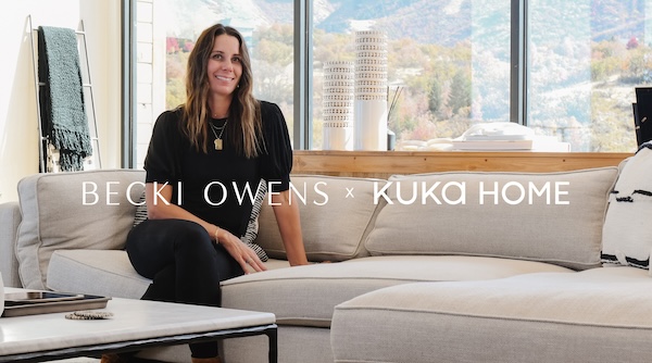 Becki Owens plus Kuka Home. Kuka Home has partnered with well-known interior designer Becki Owens to launch her own mattress line