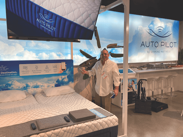 Diamond Mattress took off into the smart bed category with Auto Pilot