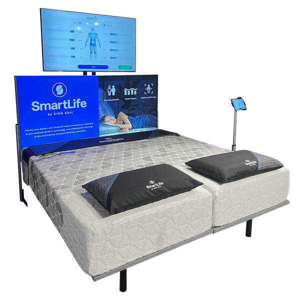 SmartLife Next Gen Launch. Each of the four new SKUS of SmartLife mattresses feature nine comfort settings. 