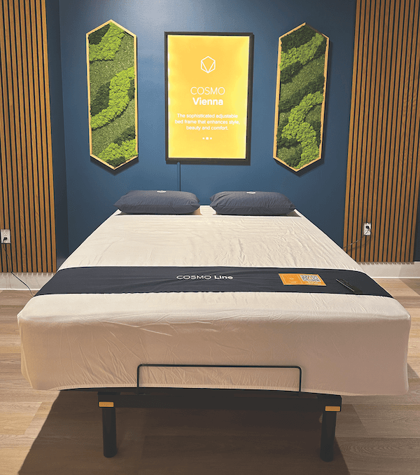 Las Vegas Mattress Trends. Logicdata and Dreamotion combined forces in a first-time joint showroom. 