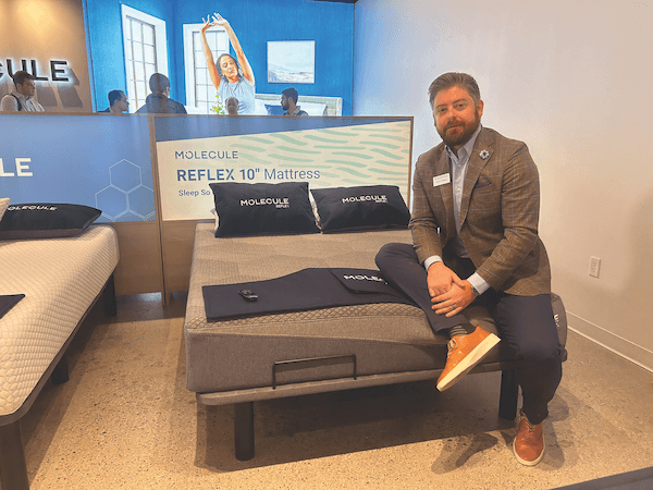 Molecule, a brand owned by Radnor, Pennsylvania-based company FXI that focuses on restorative sleep through innovative technology, introduced its five-bed Reflex collection. 