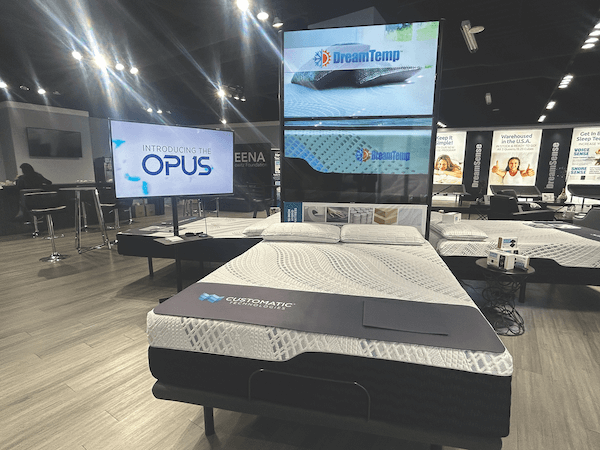 Style meets substance in Customatic Technologies’ new smart bed Opus.