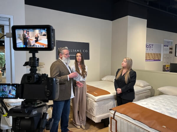 Vegas Mattress Trends Unveiled. Williams Co. highlighted its Organic and Hybrid collections at the January market. 