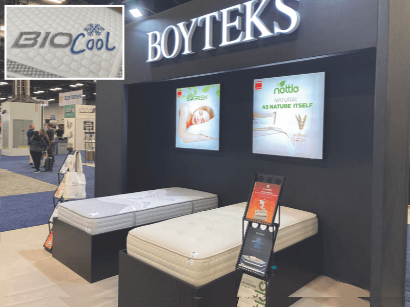 Boyteks focused on sustainability, showcasing its BioGreen collection. 