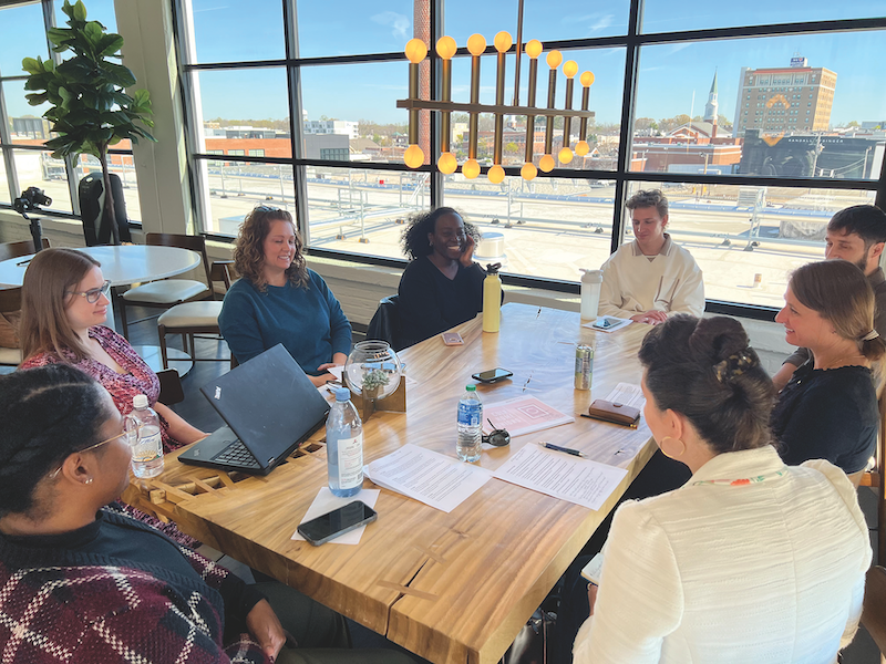The Culp Innovation Center at Congdon Yards in downtown 
High Point is an inspiring place for designers during 
markets, as well as a hub where they meet with clients.