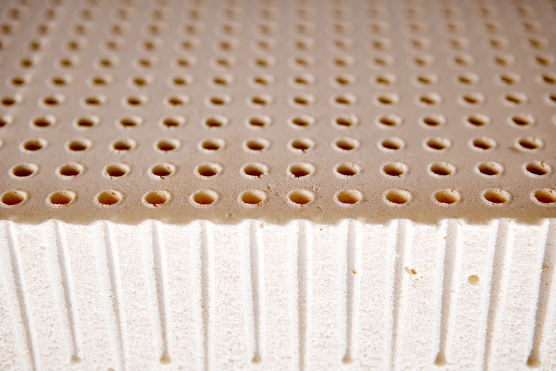 Talalay Global showed BedTimes its newest latex product, 8ILD super plush latex. 