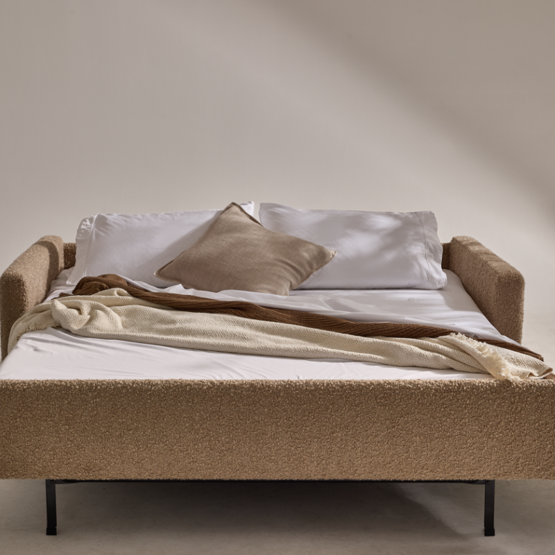 DreamFit adds mattress protectors and Enhanced Bamboo sheet sets specifically made for American Leather sleeper sofas to its collection debuting at the High Point Market. 