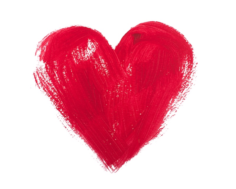 Sleep Industry 2024 Review. Red heart