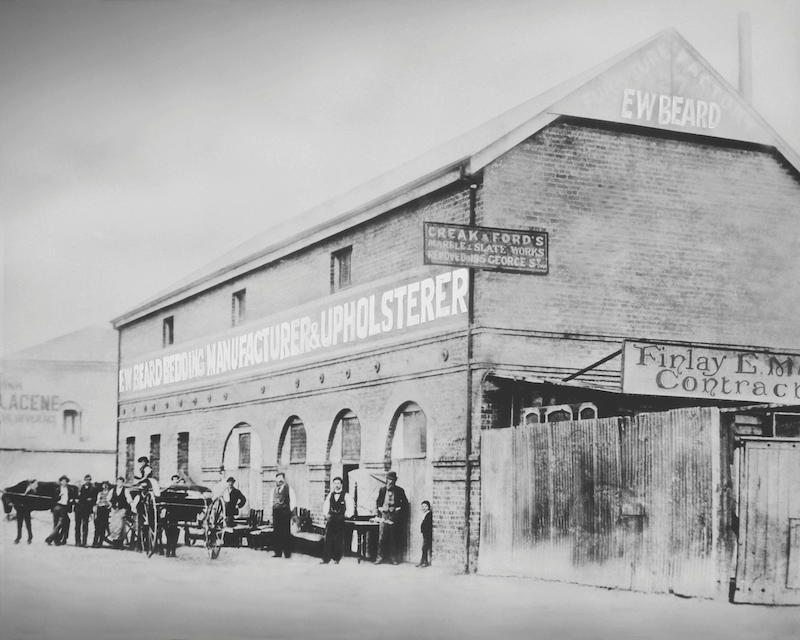 A.H. Beard 125 Years. founded by Enoch William Beard in 1899 
as the Australian Bedding Mill.