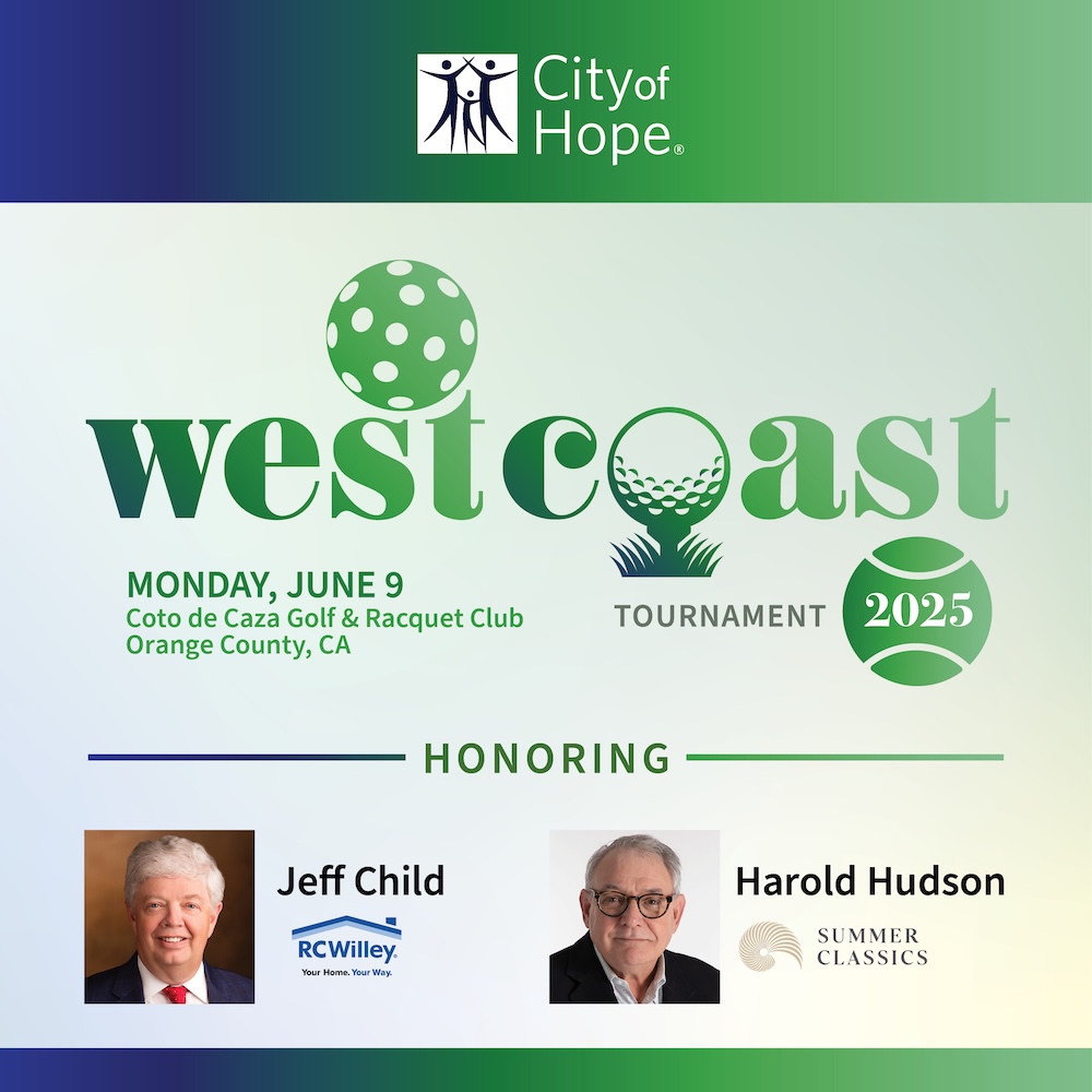 Industry Group Encourages Retailers, Manufacturers And Suppliers To Support City Of Hope West Coast Event In June