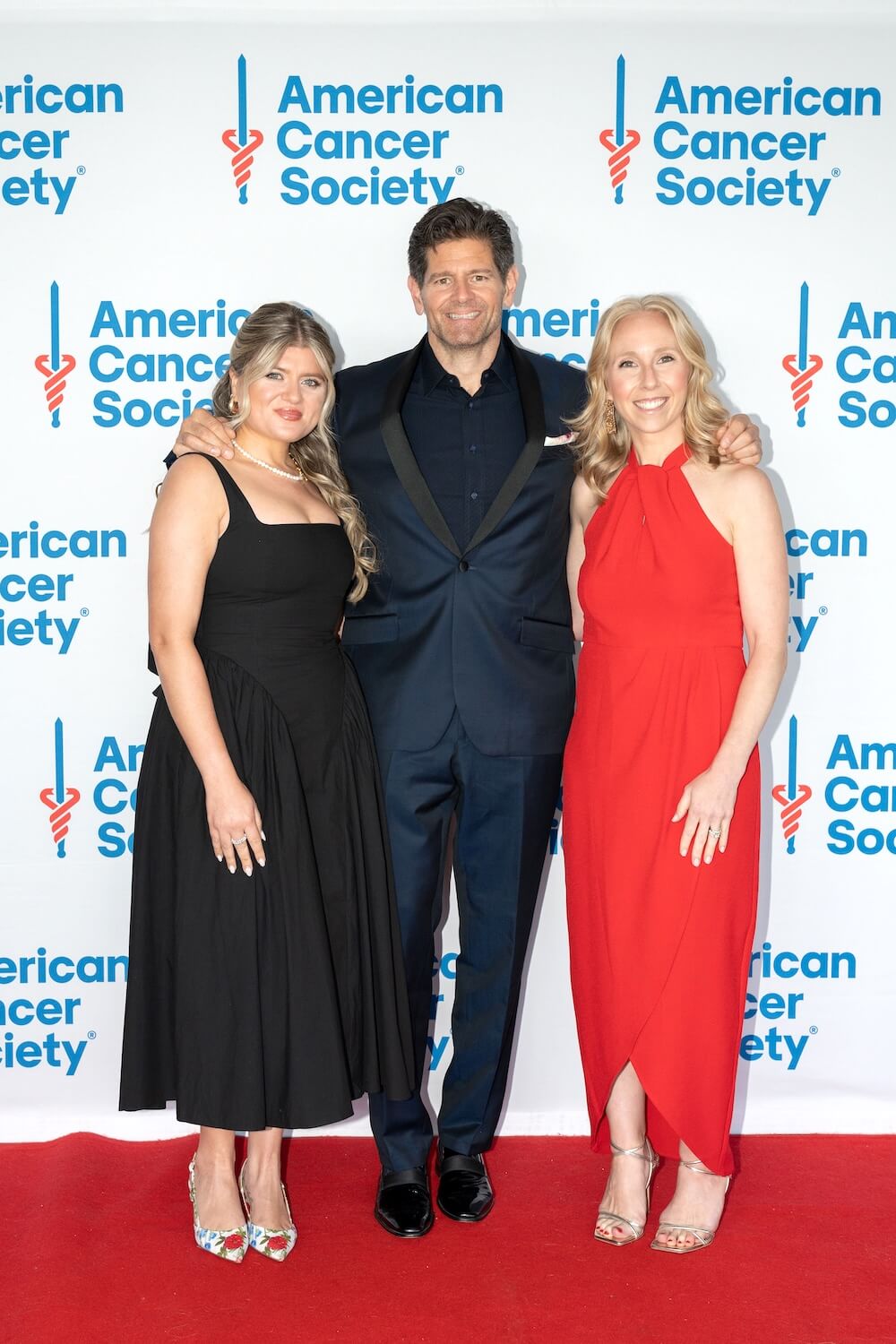 Bedgear's Marketing and CSR Manager Taylor Alletto, Founder and CEO Eugene Alletto and Chloe Lipman, vice president of development at the American Cancer Society, at the 2025 Hope Lodge Bash Gala (photo by Aiko Austin Photography).