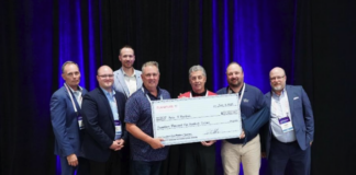 Furniture First golf event raises $17,500 for Ante4autism Pictured – Mike Kordik, Mack Kauffman, Kyle Deets, Darren Thompson, Doug Krinsky, Jim Moquin, Andrew Kauffman
