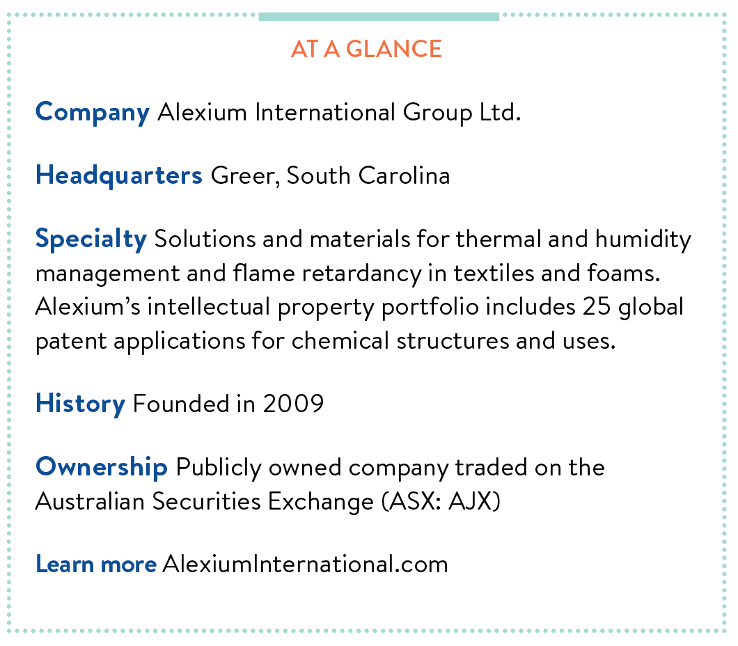 Alexium Bedding Innovation. Alexium International at a glance.